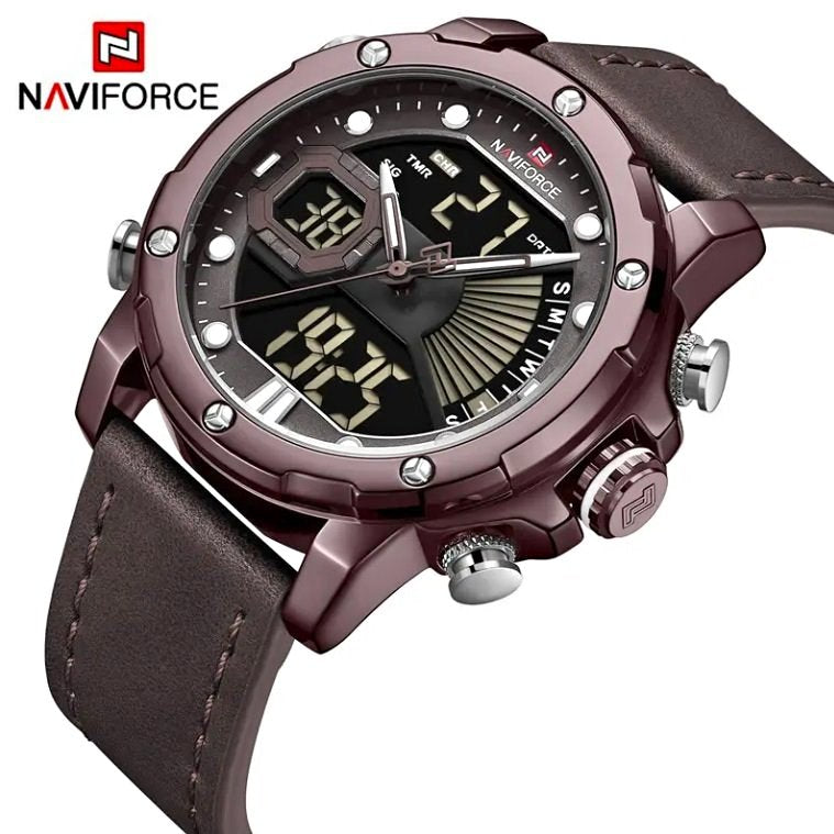 Brand New Mens Sports Chronograph with Dual Time