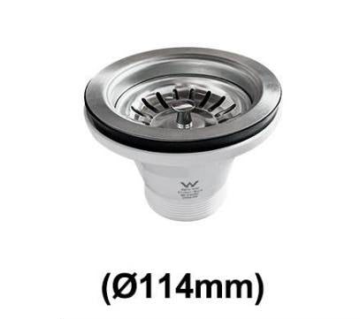 Stainless Steel Kitchen Sink With Strainer and Soap Dispenser