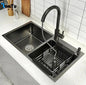 Stainless Steel Kitchen Sink With Strainer and Soap Dispenser