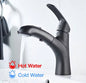 Bathroom Basin Pull Out Faucets Stainless Steel Hot Cold Water Mixer Tap 2 Mode Single Handle