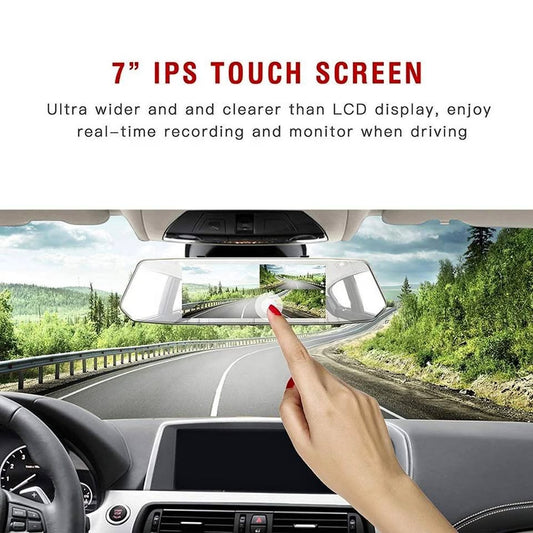 Brand New 7" HD Touch Screen Reverse Camera with Dual Lens and Touch screen