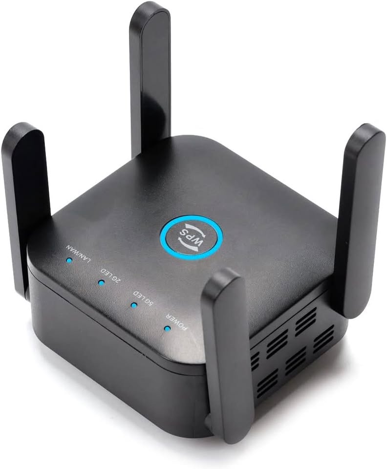 1300Mbps Dual Band Wireless WiFi Extender Repeater Router Range Signal Booster