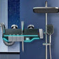 Shower System with Thermostatic LED Digital Display, 4 ways shower combo