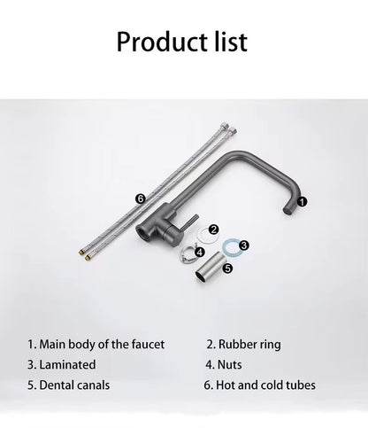 Stainless Steel Kitchen Faucet with Mixer