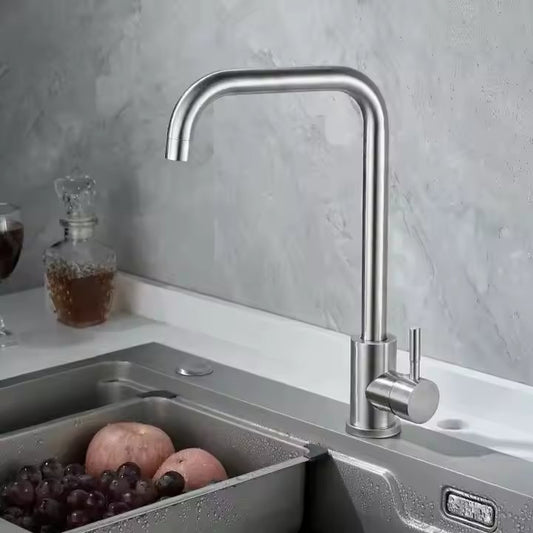 Stainless Steel Kitchen Faucet with Mixer