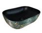 Brand New Artificial Marble Ceramic Basin with Black Interior