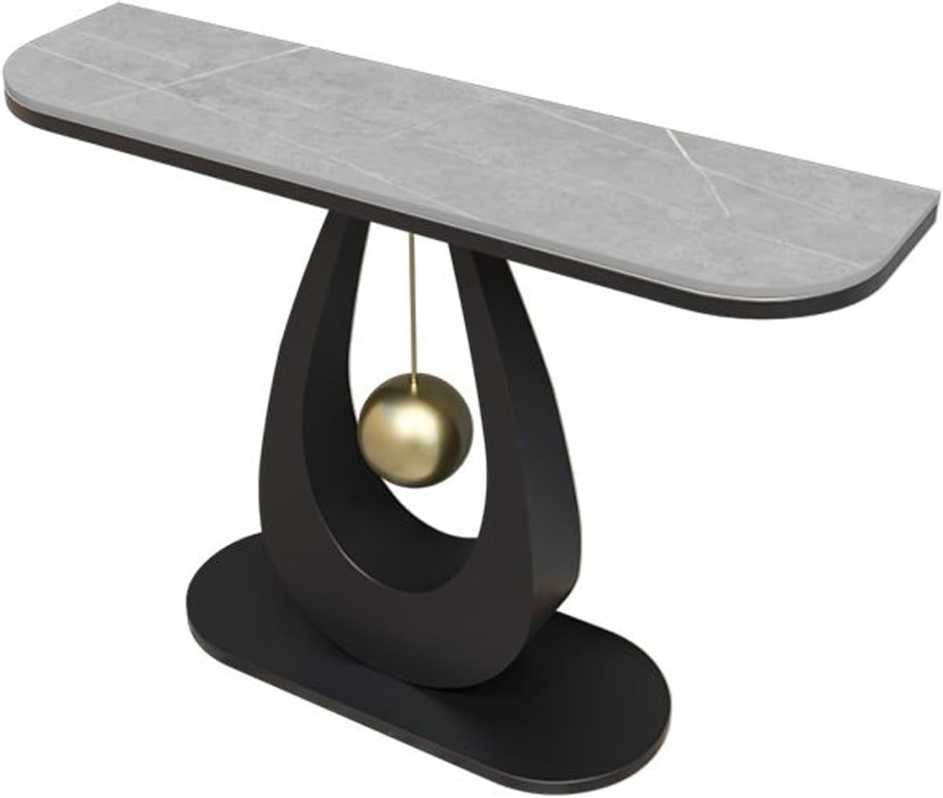 Sleek Minimalist Console Table – Long Contemporary Accent Table for Entryway, Hallway, Living Room, or Foyer