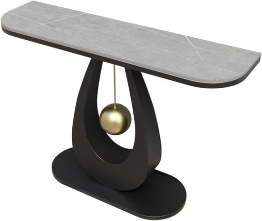 Sleek Minimalist Console Table – Long Contemporary Accent Table for Entryway, Hallway, Living Room, or Foyer