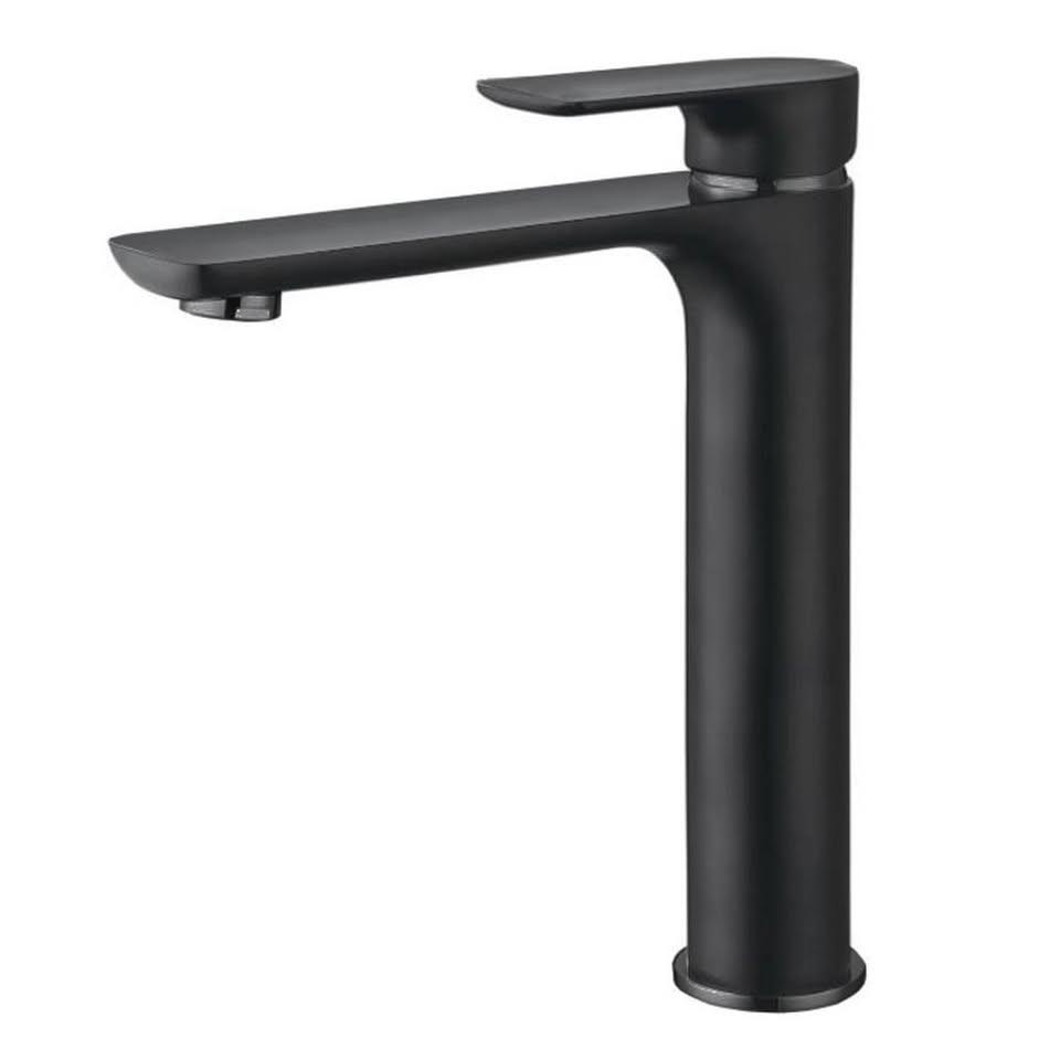 Watermark Matt Black Faucet Modern Brass Sink Bathroom Mixer Tap