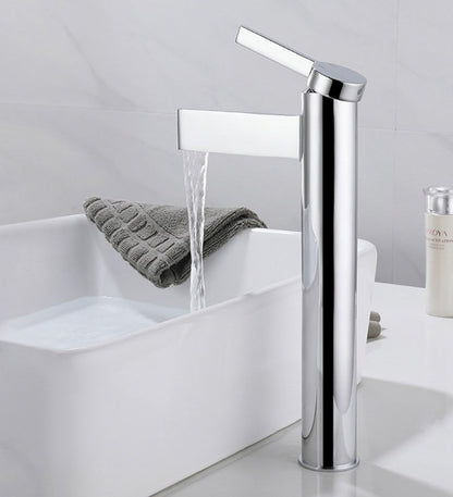 Contemporary Basin Mixer Tap Deck Mounted Brass For Bathroom
