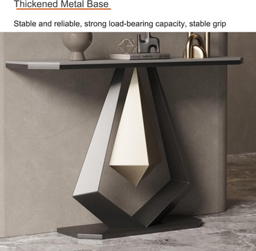 Contemporary Narrow Console Table – Sturdy Entryway, Hallway, or Sofa Table for Living Room and Foyer