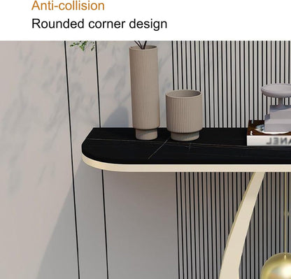 Sleek Minimalist Console Table – Long Contemporary Accent Table for Entryway, Hallway, Living Room, or Foyer