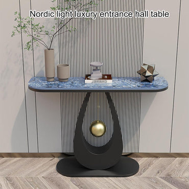 Sleek Minimalist Console Table – Long Contemporary Accent Table for Entryway, Hallway, Living Room, or Foyer