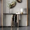 Modern Minimalist Console Table – Stylish High-End Compact Table for Living Room & Office