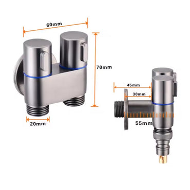 Bidet Sprayer With Dual Switch Outlet