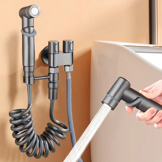 Bidet Sprayer With Dual Switch Outlet