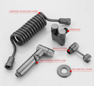 Bidet Sprayer With Dual Switch Outlet
