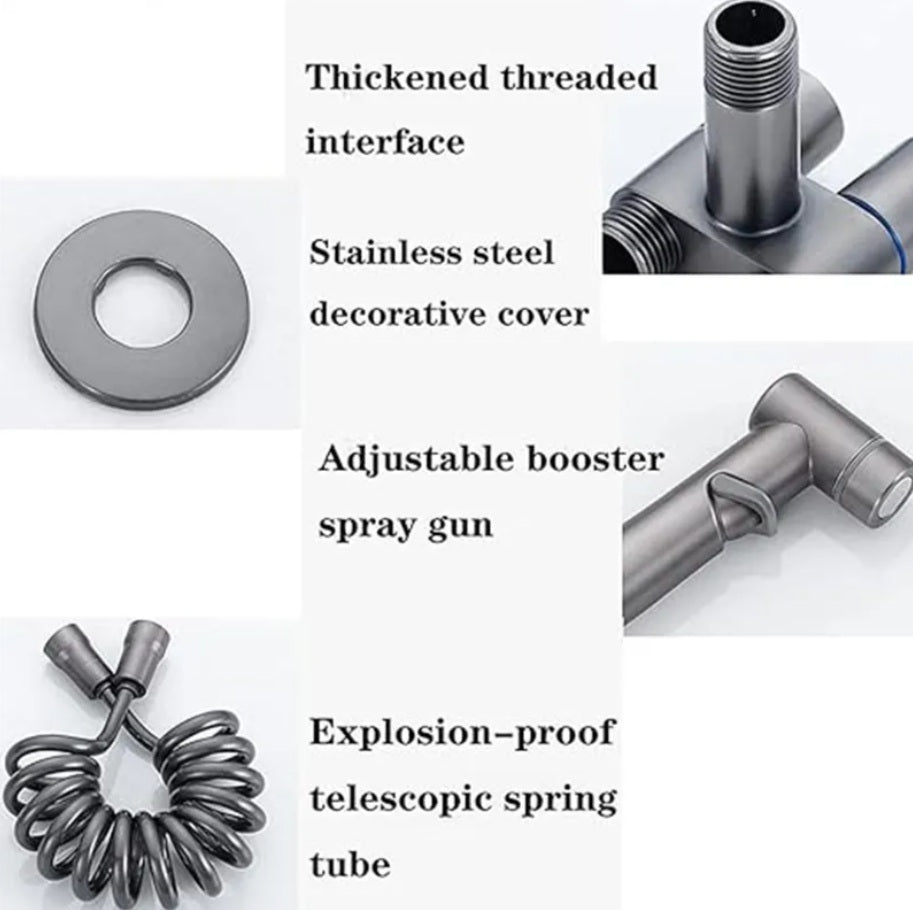 Bidet Sprayer With Dual Switch Outlet