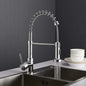 PK001-C Kitchen Faucet with Dual Function Pull-Down Spray head Chrome
