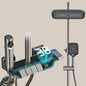 Shower System with Thermostatic LED Digital Display, 4 ways shower combo