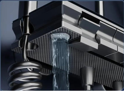 Digital LED Display Shower Head With Piano Button