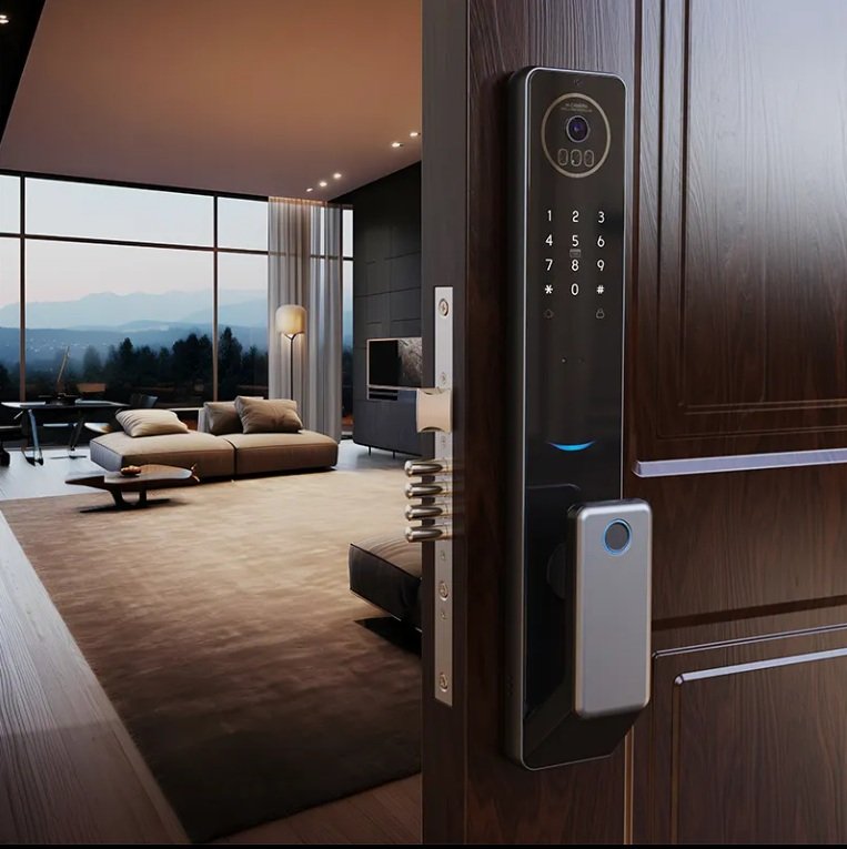 Smart Video Door Lock Tuya Wifi App Smart Facial Lock With Camera (S61)