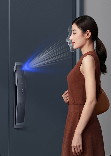Smart Lock Digital Door Lock With 3D Face Recognition, Lcd Display & Camera (S96)