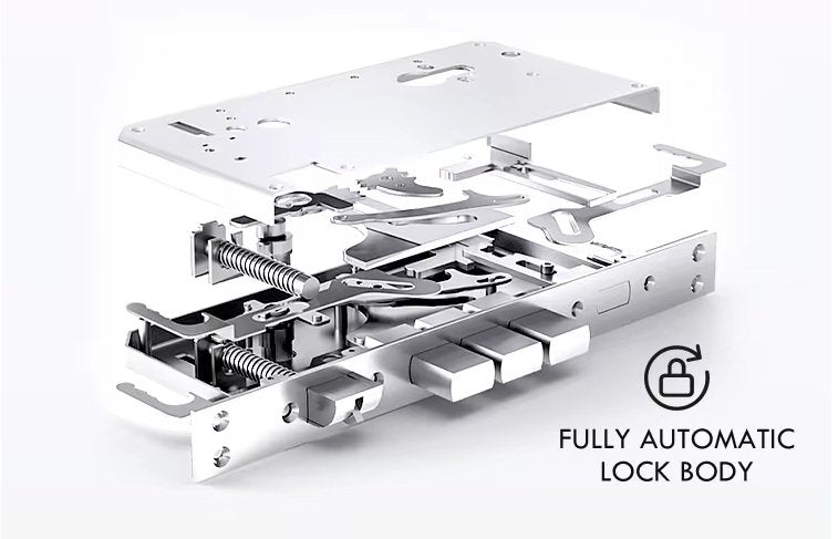 Smart Lock Digital Door Lock With 3D Face Recognition, Lcd Display & Camera (S96)