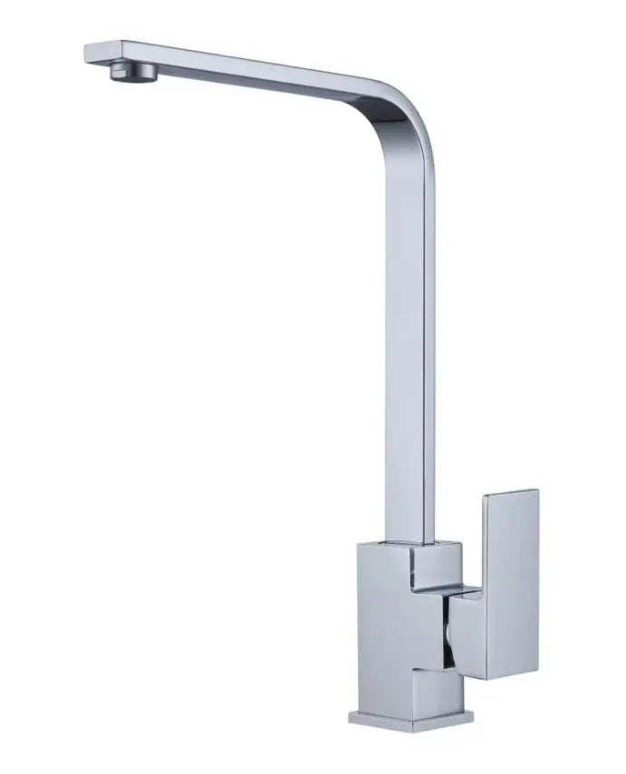 SK003-C Chrome Square Gooseneck Swivel Sndry Sink Kitchen Mixer Faucet Tap