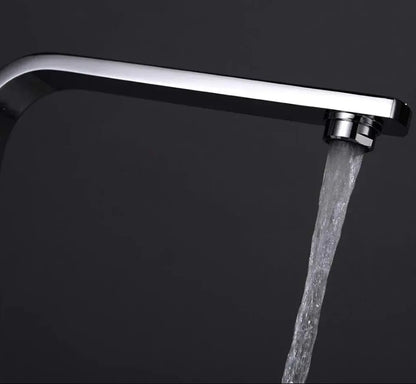 SK003-C Chrome Square Gooseneck Swivel Sndry Sink Kitchen Mixer Faucet Tap