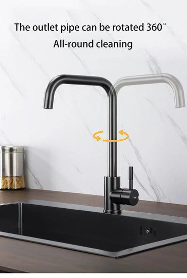 SK002-GM Gun Grey Stainless Steel Kitchen Faucet with Mixer