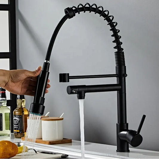 SK002-C Chrome Stainless Steel Kitchen Faucet with Mixer