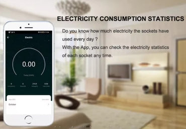 Smart Home Enabled Tempered Glass Touch Double Power Point Socket and Wi fi Control