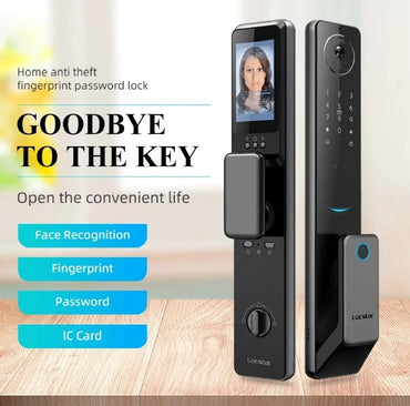 Smart Video Door Lock Tuya Wifi App Smart Facial Lock With Camera